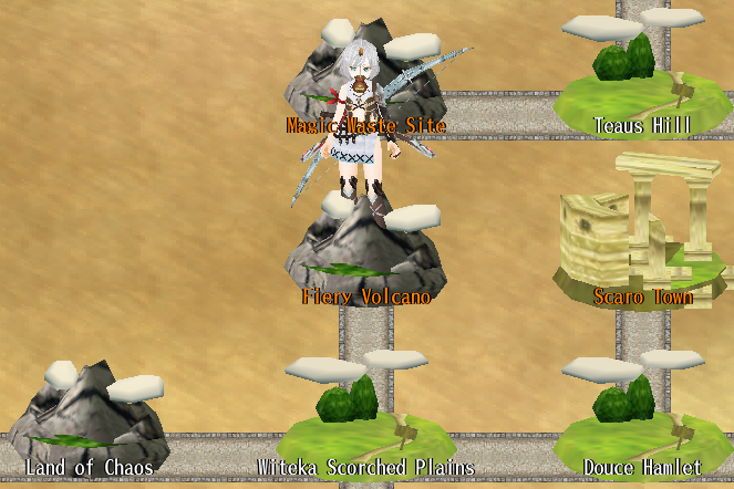 Fiery Volcano Lava Trail